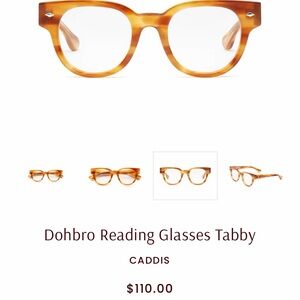 Caddis dohbro reading glasses in Tabby 2.5 euc $110